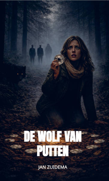 Boekcover van de psychologische horror De Wolf van Putten door Jan Zuidema